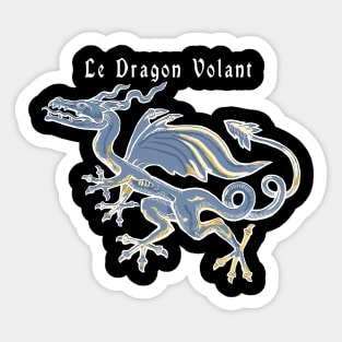 The flying dragon Sticker